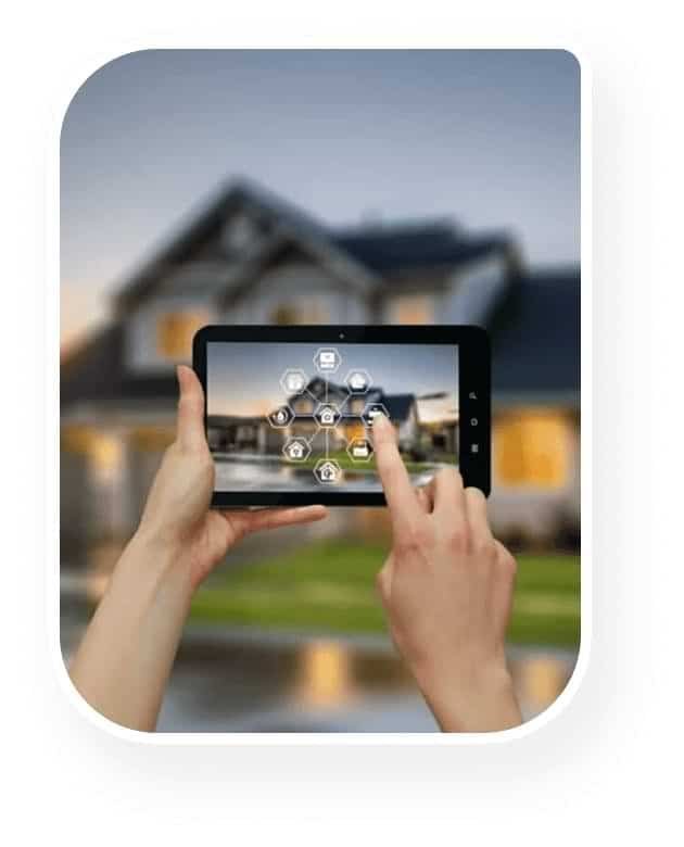 using a tablet to control smart home 2